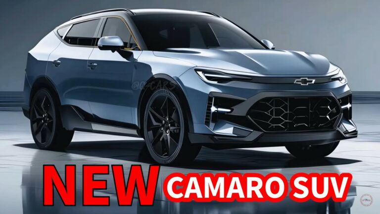 2026 Chevy Camaro Suv Redesign